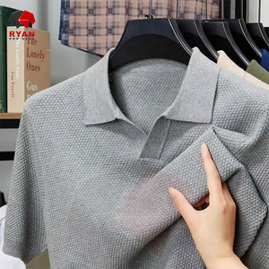 Chemises polo personnalisées Ryan Pro Gear pour hommes, style pull, avec logo personnalisé sur le panneau. - Product Image 6