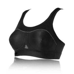 Custom Logo Front Lightweight Elastic Womens High Support Sport <b>Bra</b> for Yoga Fitness - Product Image 4