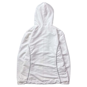 Conjunto Deportivo Vintage Blanco, Chaqueta con Capucha y Pantalones Deportivos, Estilo Anorak para Verano - Product Image 4