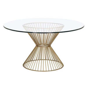 Table basse en métal de qualité supérieure, de forme ronde, au look martelé élégant, très vendue, pour la maison, l'hôtel, le salon - Product Image 4