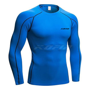 Dynamic <b>Men</b> Compression Shirt Long Sleeve <b>Stretch</b> Fitness Gym Running Athletic Base Layer Clothing - Product Image 2