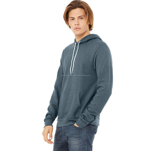Sudaderas Lisas Blancas al por Mayor con Manga Larga, Venta Directa de Fábrica, Sudaderas de Algodón para Hombre en Color Sólido - Product Image 2