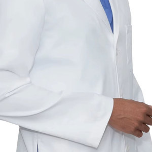 เสื้อกาวน์แพทย์ผู้ชาย ผ้าแคนวาส คุณภาพสูง สำหรับใช้ในโรงพยาบาล - Product Image 5