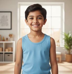 Baby Boy Soft Cotton Vest Daily Wear Undershirt Boys Premium Cotton Vest Lightweight Inner wear From Exporter At Low Price - Product Image 3