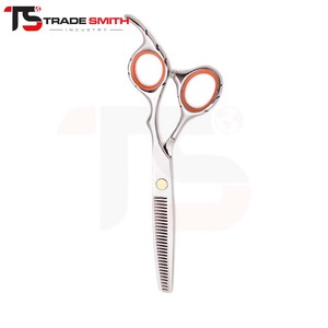 Ciseaux à effiler classiques TSI Barber, en acier inoxydable durable, pour salons de coiffure, salons de beauté et usage quotidien. - Product Image 6