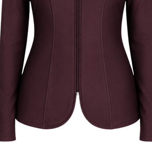 <b>Burgundy</b> Equestrian <b>Jacket</b> for <b>Women</b> Slim Fit Riding Blazer Professional Horse Riding Competition Coat Custom Wholesale Apparel - Product Image 6