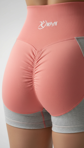 กางเกงกีฬาขาสั้นเอวสูงระบายอากาศได้สำหรับผู้หญิงกางเกงสำหรับนักขี่จักรยาน - Product Image 3