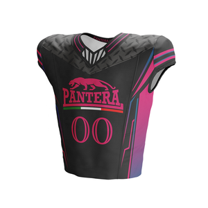 Maillots de football américain personnalisés pour hommes, qualité professionnelle OEM ODM, manches courtes, été, en gros, sublimation avec numéros et noms des joueurs - Product Image 1