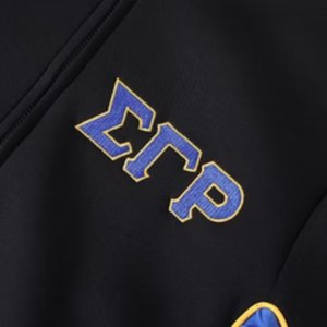 Veste en polaire technique noire Sigma Gamma Rho, veste de sport, vêtements de sororité grecque, veste zippée premium pour femmes - Product Image 3