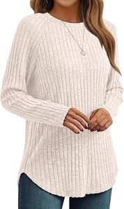 Womens Long Sleeve Shirts Fall Fashion <b>Tops</b> Blouses <b>Dressy</b> Sweaters <b>Tunic</b> Winter Clothes Casual Outfits - Product Image 2