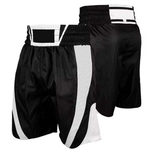 Shorts MMA anti-transpiration pour entraînement et combat intensifs, coupe ajustée avec tissu extensible pour les combattants professionnels - Product Image 4