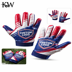 Guantes de Fútbol Americano Unisex Personalizados con Correa de Muñeca Ajustable, Agarre Antideslizante, Protección UV, Cómodos y Suaves - Product Image 2
