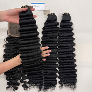 Extensions de cheveux vierges vietnamiennes de luxe brillantes, ondulées en profondeur, couleur naturelle, prêtes à être expédiées - Product Image 4