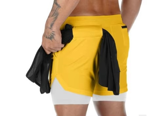 Custom Men's Athletic Gym Men Quick Dry Running Wholesale Active Wear Women Compression Shorts In Reasonable Price - Product Image 4