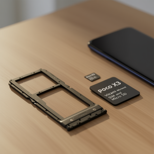 Vassoio per scheda SIM e Micro SD Xiaomi Poco X3 per accessorio telefono Poco X3 NFC - Product Image 3