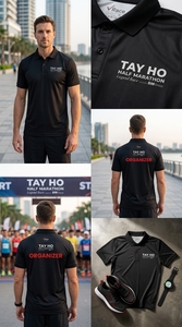 เสื้อโปโลขายส่ง ปักโลโก้ตามสั่ง แขนสั้น สำหรับทีมและงานอีเว้นท์ - Product Image 2