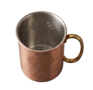 Handmade Engraved Copper <b>Mug</b> Crushed Ice Drink Serve Julep Cup for Home Most Popular Metal Drinking <b>Glass</b> - Product Image 3