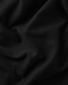 Sweat à capuche noir surdimensionné personnalisé avec logo OEM, en molleton 100 % coton, pour femme, respirant, vêtement de sport écologique, vente en gros - Product Image 5
