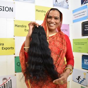 100% Natural Raw Indian Virgin Human <b>Hair</b> <b>Extensions</b> Cuticle Aligned Deep Wavy Bundles Temple Vendor Human <b>Hair</b> - Product Image 1