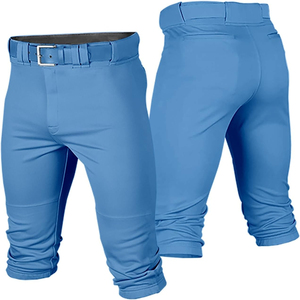 Pantalons de baseball personnalisés pour les tournois, respirants, à séchage rapide, avec passepoil, pour hommes adultes, prix abordable - Product Image 3
