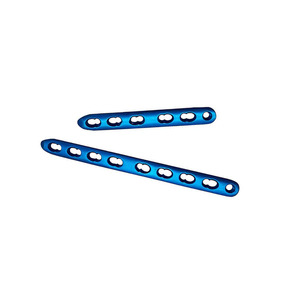 Juego de 2 Placas de Bloqueo Rectas de Acero Inoxidable de 2.7mm para Trauma Veterinario, Implante Ortopédico Manual para Caballos/Ganado - Product Image 2