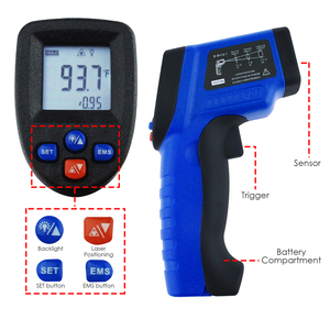 Termómetro Infrarrojo de Alta Calidad al por Mayor, Ligero, Compacto, de Mano, sin Contacto, para Uso Automotriz y Doméstico - Product Image 3