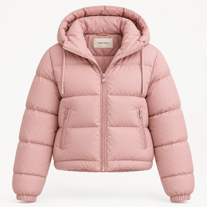 Chaqueta Acolchada de Moda para Mujer, 100% Poliéster, Relleno de Algodón, Ligera, Impermeable, con Cierre y Bordado de Camuflaje - Product Image 6