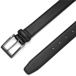 Cinturones de Cuero Vacuno Genuino Casuales para Hombre, Diseño Moderno, Longitud Ajustable, Hebilla de Acero Inoxidable, Suministro de Fábrica - Product Image 6