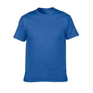 Nouveaux T-shirts décontractés pour hommes, style personnalisé, col rond, manches courtes, tricotés, 100% coton, séchage rapide, respirants, coupe classique - Product Image 5