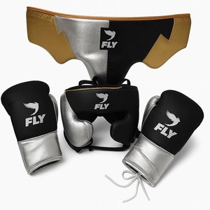 Ensemble de boxe Fly Boxing de dernière conception, fabriqué en usine, très vendu, avec impression personnalisée en couleur, pour le combat et l'entraînement - Product Image 2