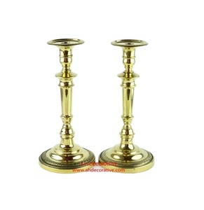 Luxury Tall Gold Plated Aluminum <b>Candle</b> Holder Modern Design Handmade Home Wedding Birthday Party Christmas Decoration - Product Image 1