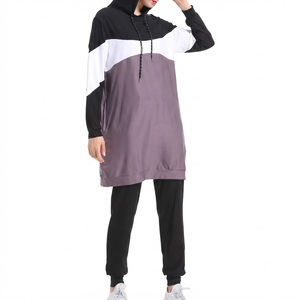 Women Islamic Tracksuit Modest Jogging Set Breathable Athletic Wear Long Sleeve Sports Clothing Custom OEM ODM Supplier - Product Image 1