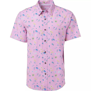 Camisas Hawaianas de Verano Personalizadas para Hombre, Camisetas de Manga Corta con Estampado Playero de Secado Rápido - Product Image 3