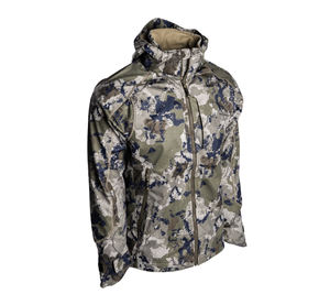 Chaqueta con Capucha Softshell Personalizada de Talla Grande, Cortavientos y Transpirable, Chaqueta de Invierno para Exteriores con Cremallera y Forro de Piel de Oveja Tejida - Product Image 4