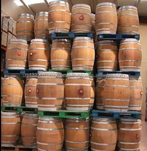 Botte di quercia francese e barres di quercia americana/l botti di vino di quercia 225L usate/botti di vino di quercia usate da 300 L.