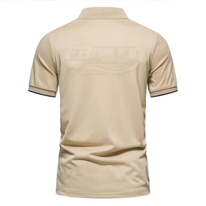 เสื้อเชิ้ตผู้ชายคอปก ผ้าฝ้าย 100% ทรงปกติ พิมพ์ลายได้ตามต้องการ ลายเรียบ ผ้าถัก ระบายอากาศได้ดี สวมใส่สบายๆ - Product Image 2