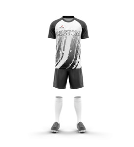 Camiseta de Fútbol Personalizada de Alta Calidad para Hombre, Diseño de Ropa Deportiva, Secado Rápido, para Club o Equipo, en Blanco y Negro 2026 - Product Image 1