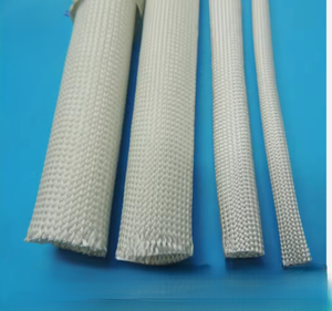 Tubo de aislamiento trenzado de fibra de vidrio resistente al calor y a altas temperaturas para cable eléctrico - Product Image 4