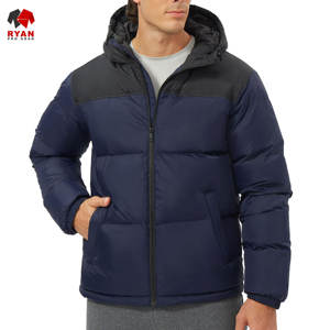 Chaqueta Acolchada de Diseño Personalizado para Hombre, Cierre de Cremallera con Logotipo Personalizado, Tejido Transpirable y Cómodo, Diseño ODM OEM - Product Image 1