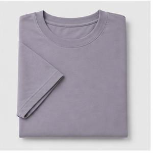 Custom Lavender Grey Bamboo Cotton <b>Curved</b> <b>Hem</b> <b>Mens</b> Oversized Short Sleeve <b>T</b>-<b>Shirt</b> MTS-OVR-0042 - Product Image 5