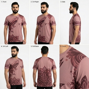 เสื้อยืดสวมใส่สบายทุกวัน ผ้าเนื้อนุ่มระบายอากาศได้ดี สไตล์ลำลองแนวสตรีท เสื้อผ้าสำหรับทุกเพศทุกวัย น้ำหนักเบา เหมาะสำหรับทุกฤดูกาล - Product Image 3