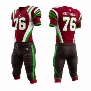 Uniforme de Fútbol Americano al Por Mayor de Alta Calidad y Bajo Precio, 100% Poliéster, Absorbente de Humedad, Secado Rápido, Elástico en Cuatro Direcciones, Unisex - Product Image 6