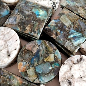 Posavasos Pulido de Alta Calidad, Diseño Personalizado, Piedras Naturales Antideslizantes y Ecológicas para Decoración de Mesa en Hogar u Oficina - Product Image 1