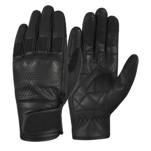 Motorcycle <b>Gloves</b> Leather <b>Touch</b> Screen Winter Warm Waterproof Windproof Full Finger Non-Slip Hook Loop Closure Daily Use High - Product Image 5