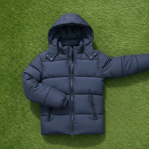 Dernières vestes d'hiver pour hommes : Blousons matelassés avec logo personnalisé, manteaux imperméables à capuche, doudounes à capuche pour hommes - Product Image 2