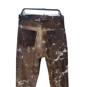 Pantalon en cuir vintage exclusif pour homme, style western, avec fourrure, coupe ajustée, vêtement de mode haut de gamme pour homme - Product Image 5