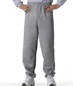 Men's Gray <b>Elastic</b> <b>Waist</b> Sweatpants Casual Midweight 100 Cotton Breathable Knitted Pants Autumn Style - Product Image 2