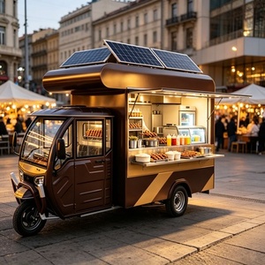 Tricycle électrique à succès pour la vente de glaces, avec vitrine réfrigérée et bar à garnitures, idéal pour les événements estivaux en bord de mer - Product Image 6