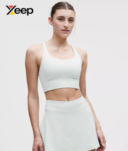 XEEP High Quality Women Yoga Sports <b>Bra</b> XC-SB-204 Solid Simple Breathable Adjustable <b>Straps</b> Removable Pads High Support Quick - Product Image 1