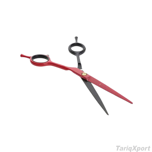 Ciseaux de barbier professionnels pliables en acier inoxydable de 6,5 pouces, design bicolore, légers, à bord tranchant, pour salon et usage domestique - Product Image 6